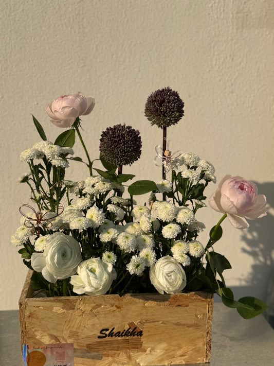 RF rectangle vase